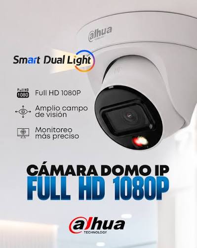 DOMO DAHUA 4MP SMART DUAL LIGHT WIFI MIC SPEAKER ALARMA